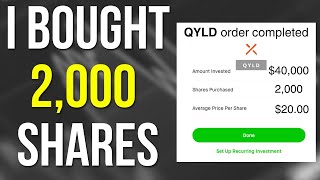 I Invested $40k in QYLD  ETF 3 Years Ago... Here