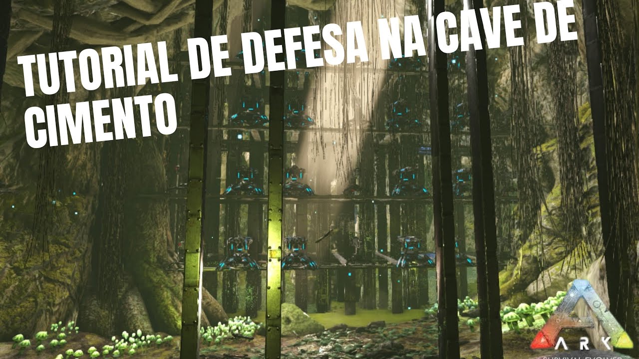 ARK Survival Evolved: tutorial de defesa da CAVE de cimento no mapa  the Island
