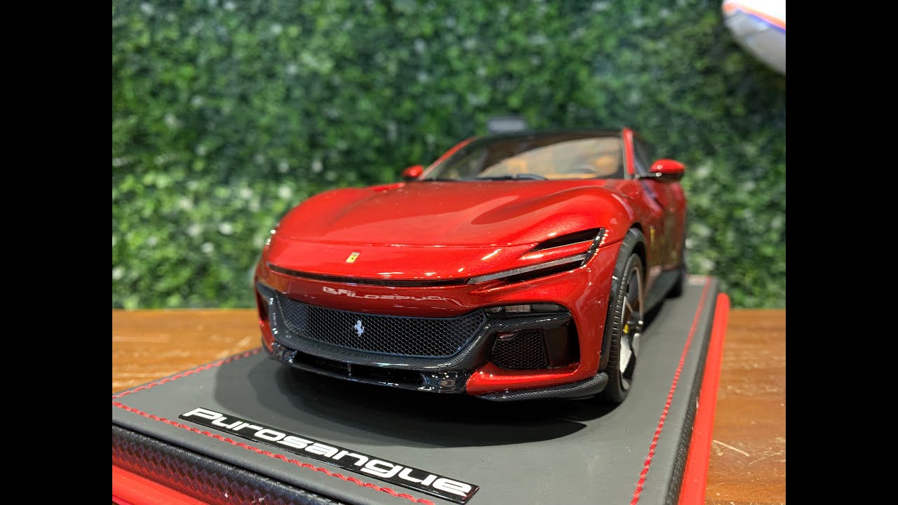 Ferrari Purosangue Grigio Titanio - Miniature 1/18 MR Collection FE038A