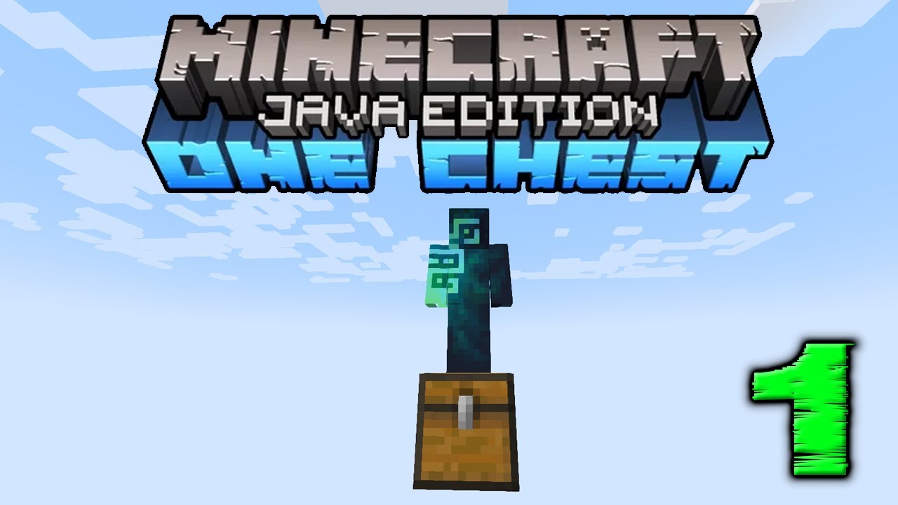 Minecraft Let's Play: One Chest by Kayzo ep1 O'zbekcha minecraft #kayzo