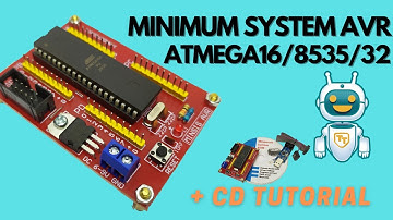 Minimum system AVR Atmega16 / development board mikrokontroler AVR ( Include USB asp )