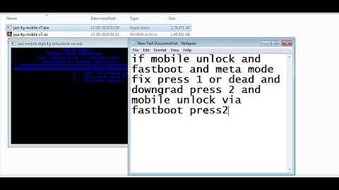 Jazz 4g mobile Unlock fastboot fix meta mood fix and dead recover