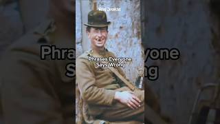 FAMOUS PHRASES YOU'RE USING WRONGLY😲 #weird#history#education#shorts