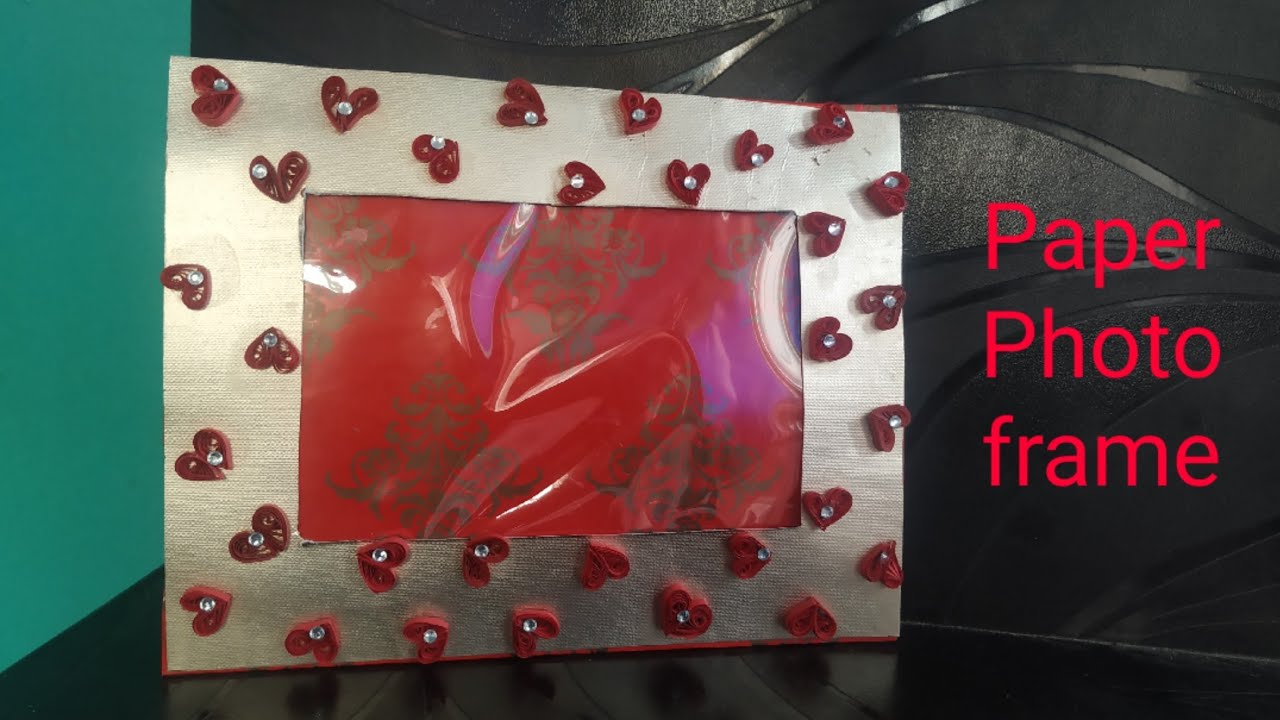 How to make photo frame step by step tutorial Do it yourself Handmade