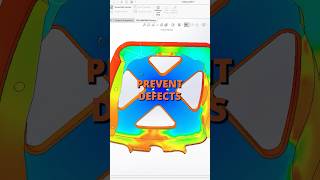 Why you need SOLIDWORKS PLASTICS ♻️| #SOLIDWORKS #Plastics #Simulation #DesignOptimisation #shorts