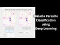 Malaria Parasite Classification using Deep Learning