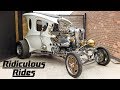 Inventor Builds Steampunk Hot Rod From Scratch | RIDICULOUS RIDES