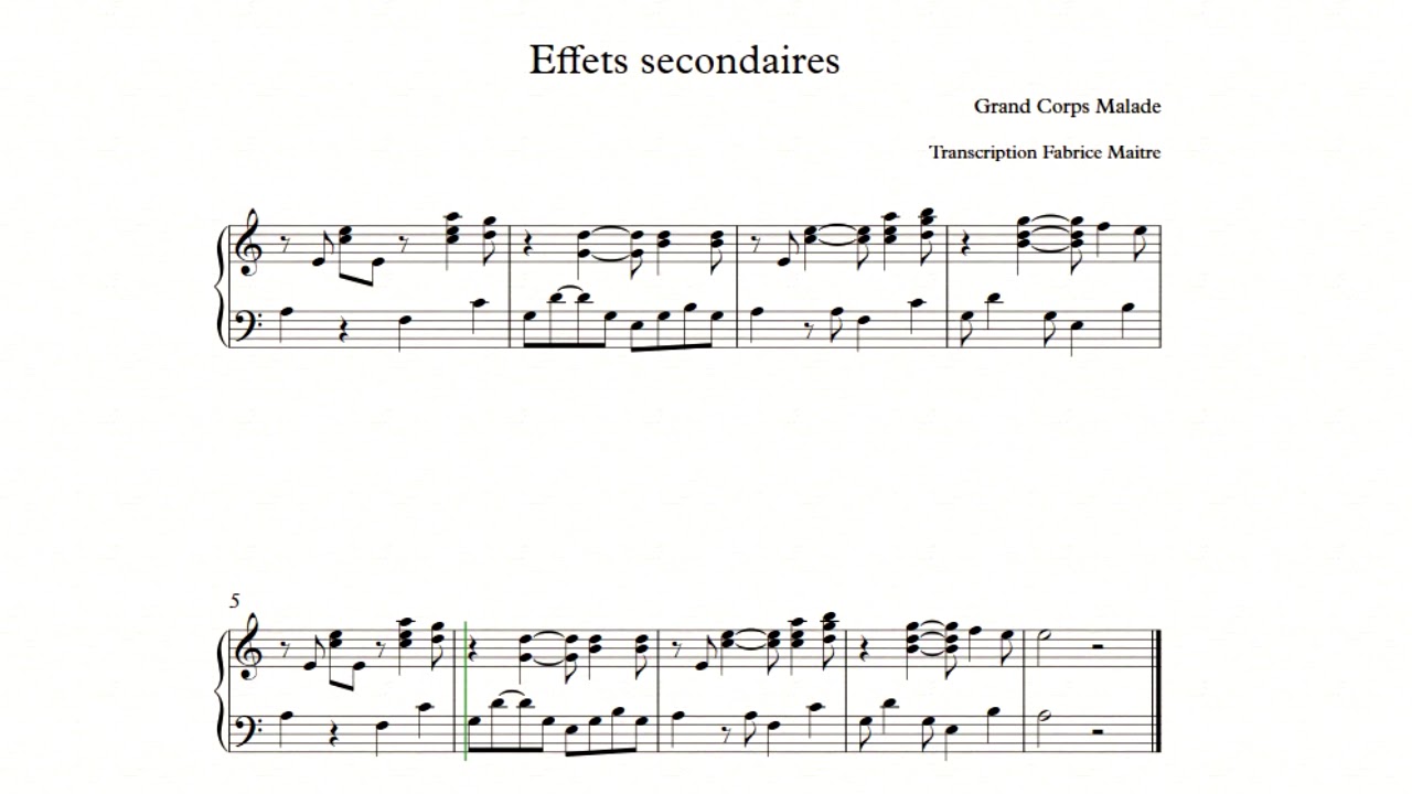 Effets Secondaires Grand Corps Malade Partition Piano Paroles Youtube Romeo kiffe juliette grand corps malade youtube mp3 & mp4. effets secondaires grand corps malade partition piano paroles