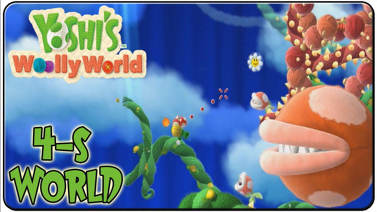 Yoshi's Woolly World 100% Walkthrough World 4-S Naval Piranha 2 : Now It's Personal ! - YouTube