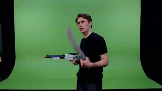 Jerma Green Screen Gun And Sword Gears Of War