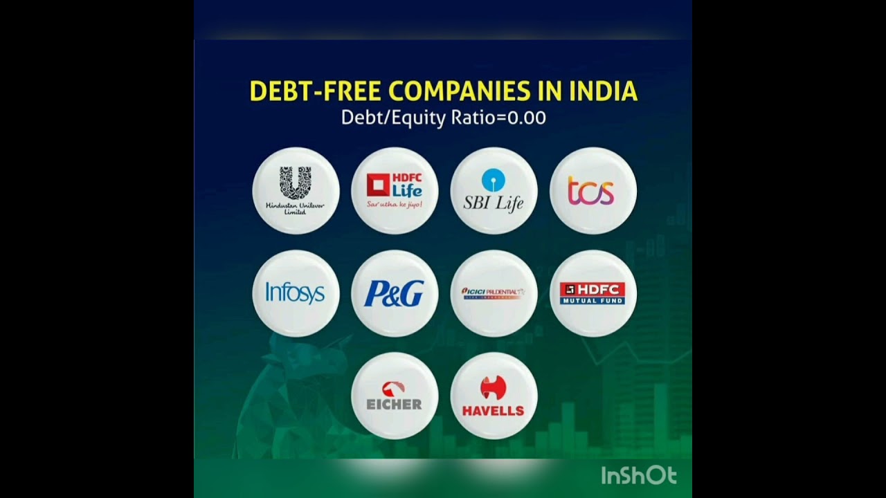 Debt free companies in India 