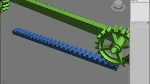 3ds Max Rack & Pinion Gear joined to Sun & Planet Gear (Tutorial Part 2)