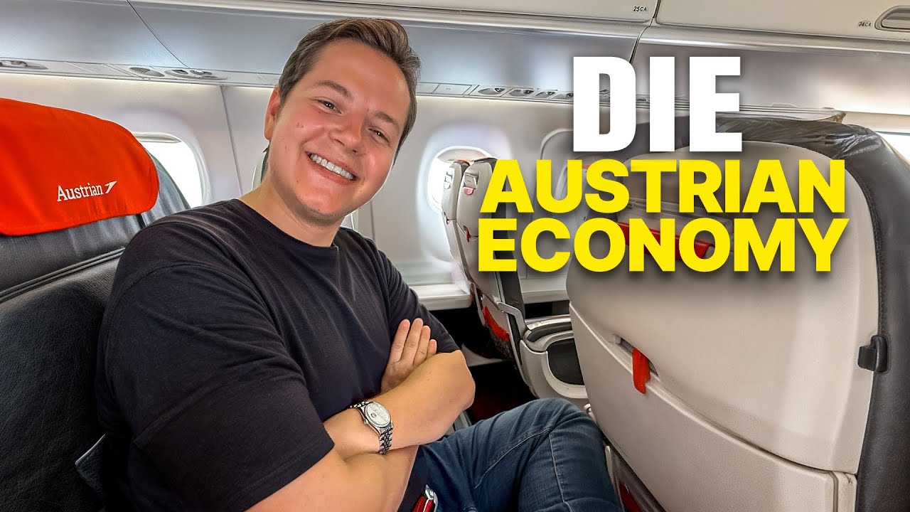 AUSTRIAN AIRLINES ECONOMY auf der Kurzstrecke! Was bekommt man eigentlich noch? 🤔
