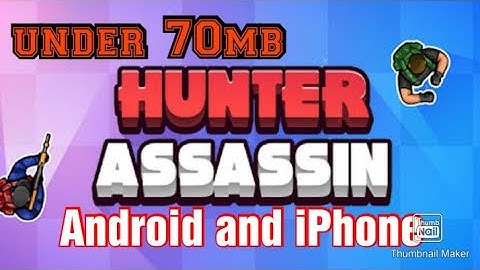 Hunter assassin game play video//best hunter game