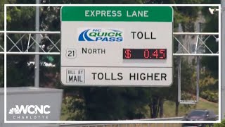 North Carolina toll rates going up in 2025. How to pay less on I-77