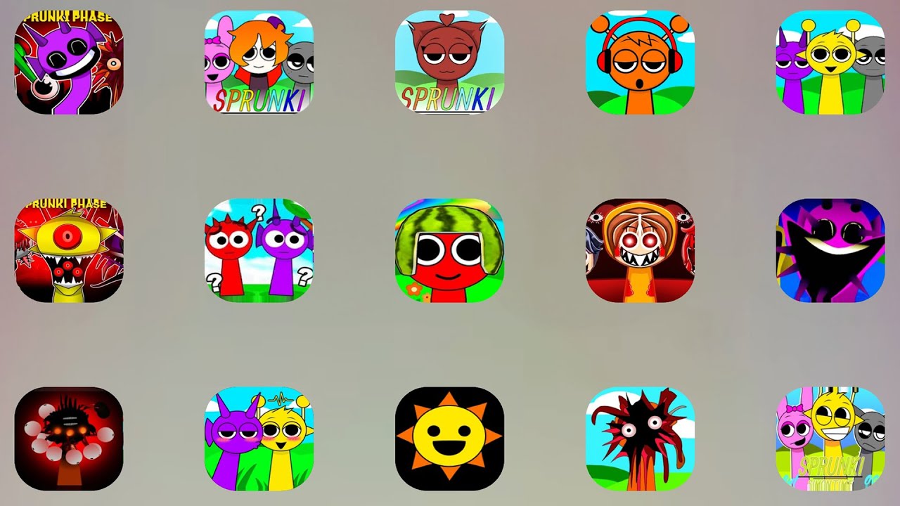 Phase 3 VS Phase 4 VS Phase 5 VS Phase 6 VS Phase 7 VS Phase 8 VS Phase 9-10 in Incredibox Sprunki !