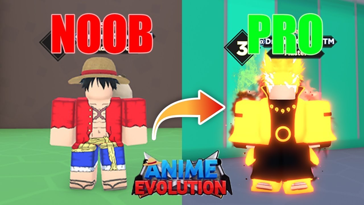 NOOB To PRO In Anime Evolution Simulator Day 2 - YouTube