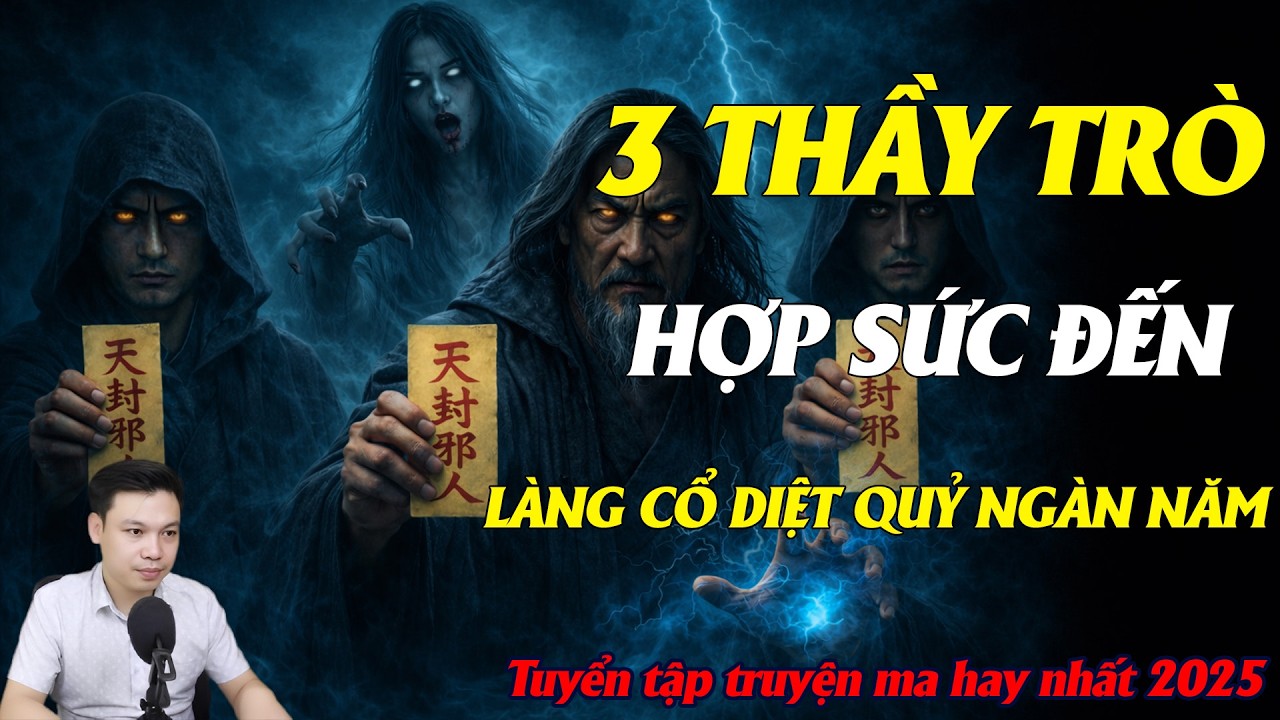 TRUYỆN MA ĐÌNH SOẠN : 3 THẦY TRÒ HỢP SỨC ĐẾN LÀNG CỔ DIỆT QUỶ NGÀN NĂM