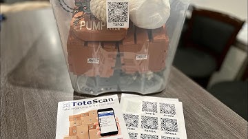 QR Code Tote Storage Organization With Free App