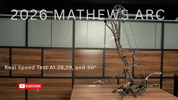 COMPLETELY NEW BOW FROM MATHEWS!! 2026 Flagship Review and SPEED TEST