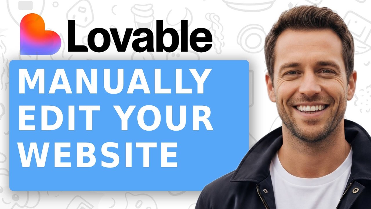 Can I Edit My Lovable AI Website Manually and how to do it - YouTube