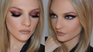 Plum Smokey Eye Makeup Tutorial