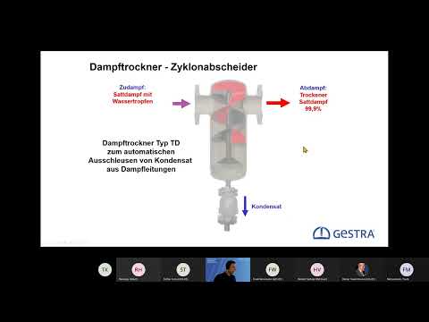 Gestra eCademy Webinar - Der Dampf  und Kondensatkreislauf 20220201 - video from GESTRA