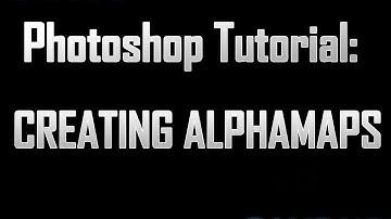 How To Create Alphamaps in Photoshop & Unity (Transparent Textures)
