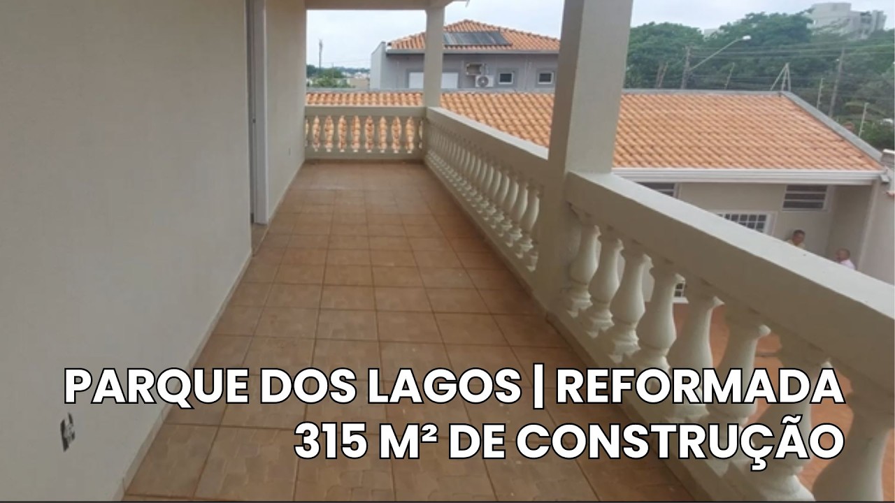 CASA COM 315 M² NO PARQUE DOS LAGOS! R$ 680.000,00