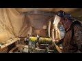 wood turning how to turn a lamp shade from a log on the lathe