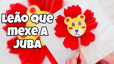 Como fazer uma juba de leão de papel?