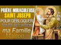 Prire miraculeuse  saint joseph  prire puissante  saint joseph pour dbloquer toute situation