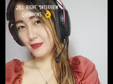 All right Interview Questions