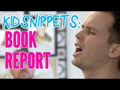 kid-snippets:-"book-report"-(imagined-by-kids)