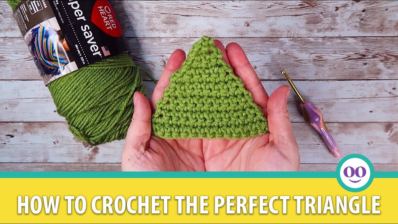 How to Crochet the Perfect Triangle