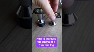 How to increase the length of a furniture leg #amazing #3dprinting