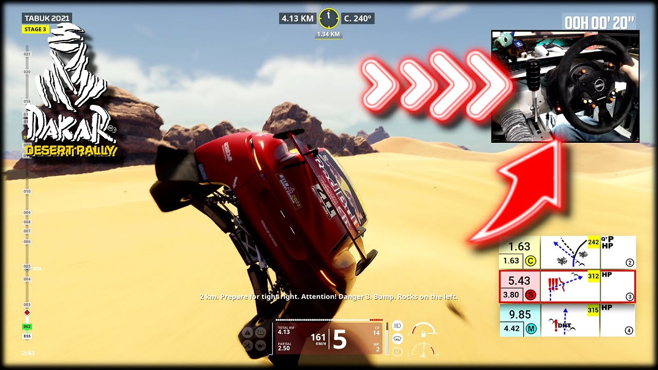 Prodrive Hunter T1+ Sebastien Loeb, Fabian Lurquin / Thrustmaster T300RS Dakar Desert Rally PS5 PC