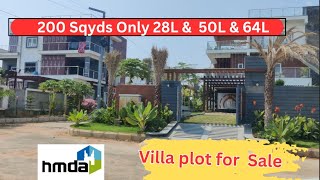 Gated Community Villas For Sale In Hyderabad | Villa Plot For Sale In Hyderabad |HMDA Plot For Sale