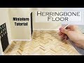 DIY Miniature - Hardwood Floors (Herringbone)