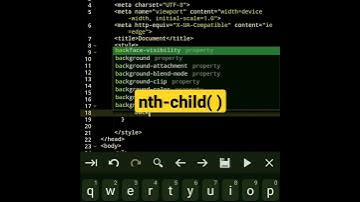 nth-child( ) | CSS Tutorial #shorts #html #css