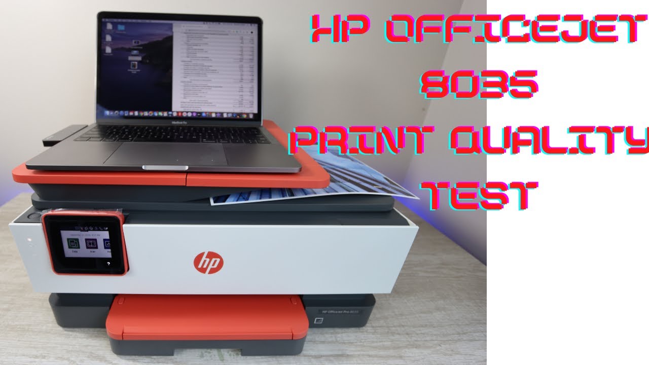 Print Quality Test HP Officejet 8035 