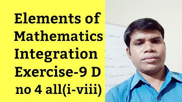 #beatthemaths #Integration Elements of mathematics, Exercise 9D no 4