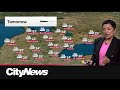 Chance of rain on Thursday
