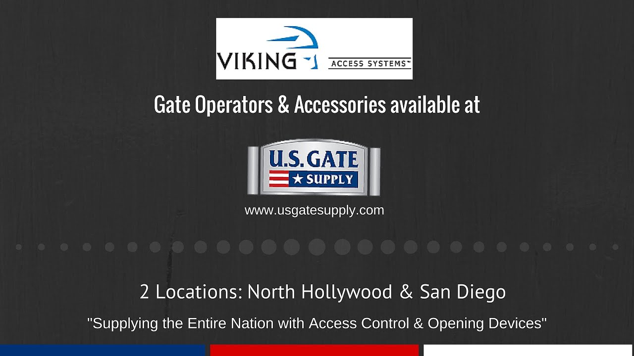 Viking K2 Gate Operator - YouTube
