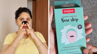 How to remove Blackheads|Blackhead removal|How to use Nose strips|SIRONA bamboo charcoal nose strips