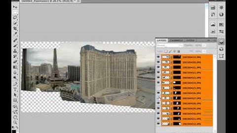 PhotoShop Beginners Creating Panoramic Images.