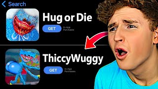 Testing Weird HUGGY WUGGY Apps! (LOL WTF)