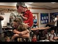 Tears Of Joy As Returning Soldier Surprises His Kids - Heartwarming Surprise 2016