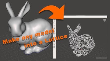 Make any model into a Lattice with Meshmixer