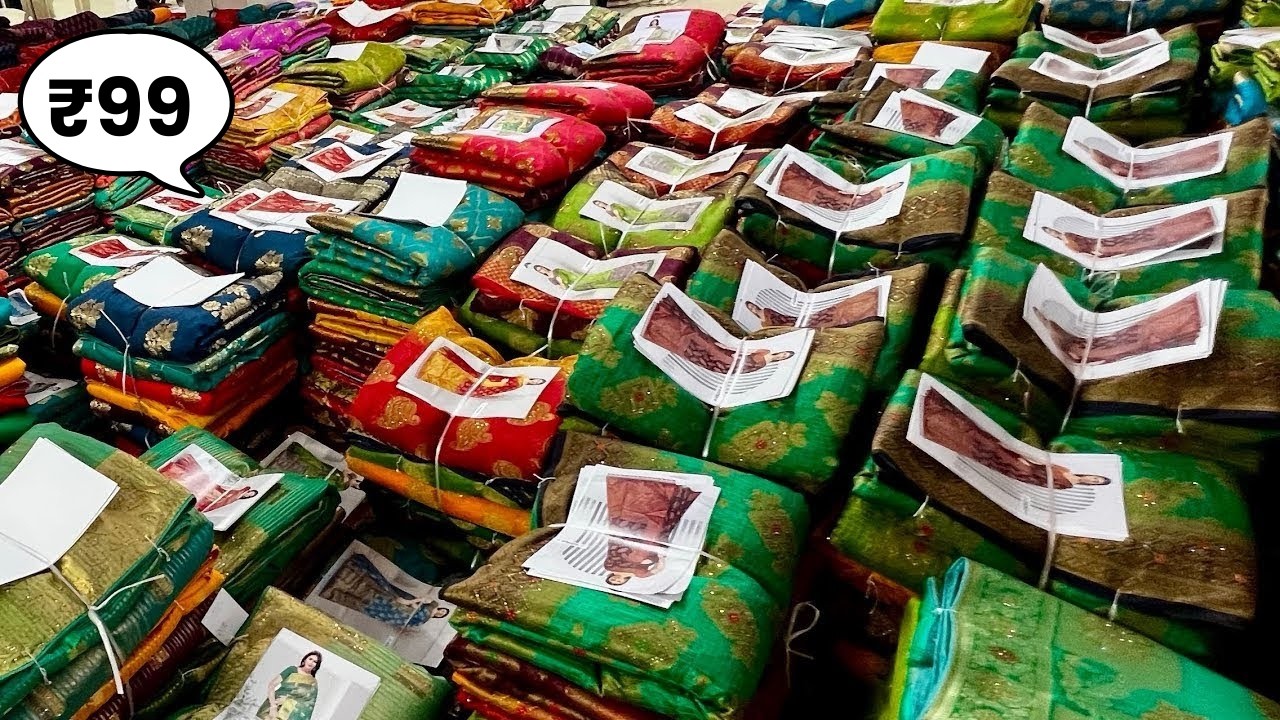 மிக மலிவான சேலை சந்தை | saree manufacturers | saree manufacturers in erode #saree